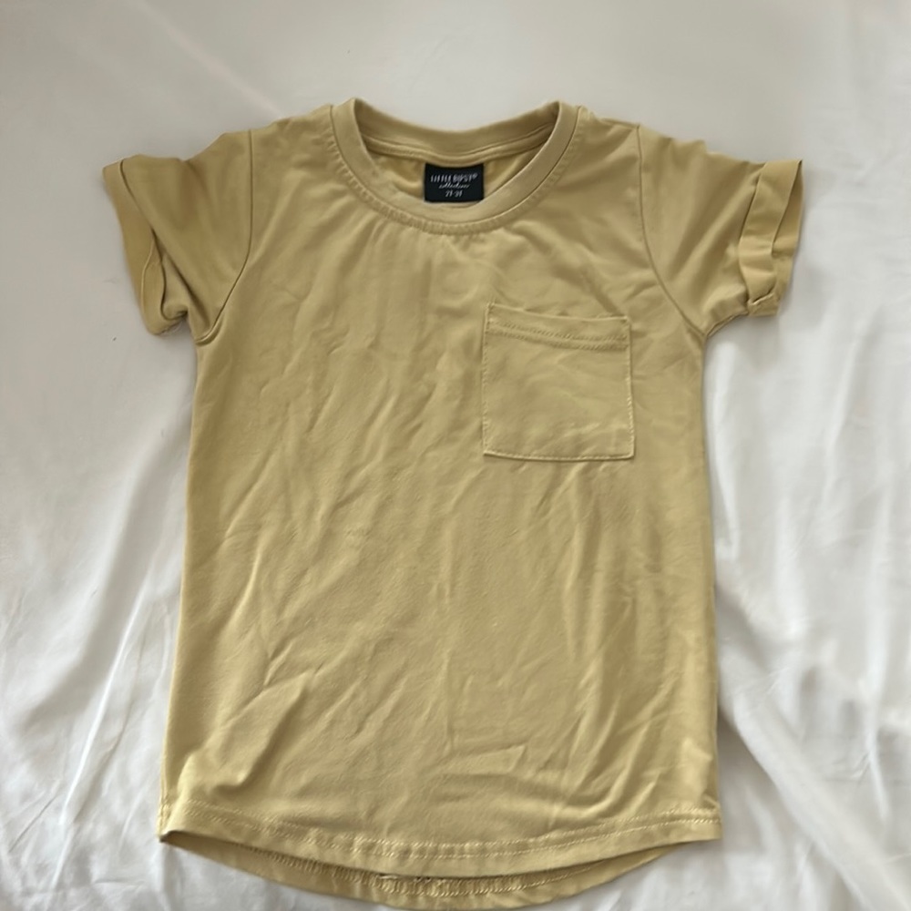 Little bipsy yellow T-shirt
